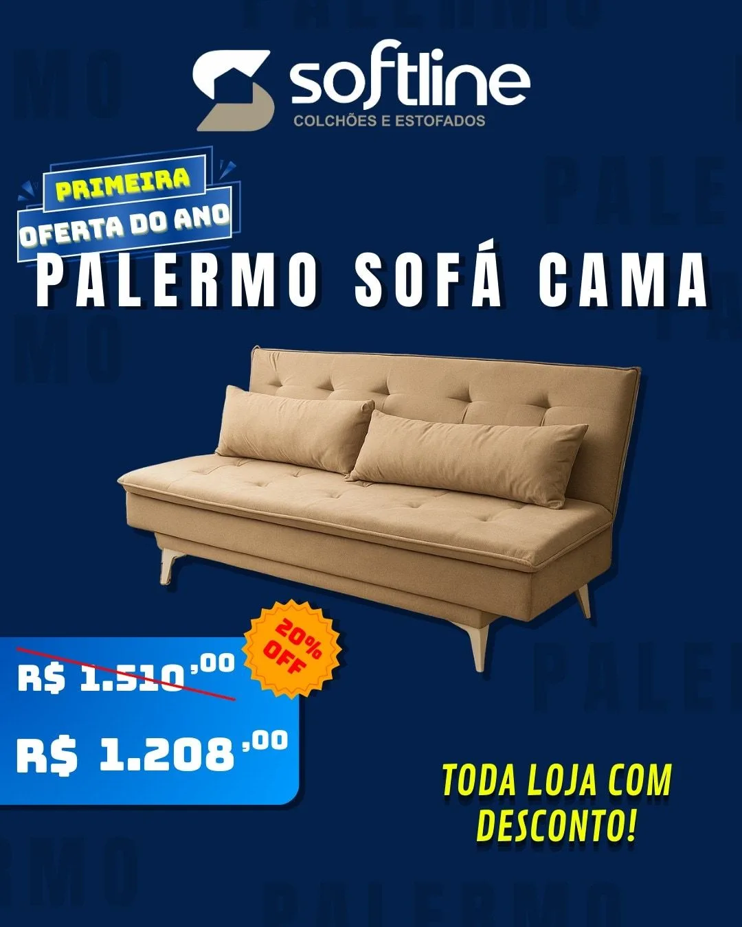 Sofá-cama Palermo